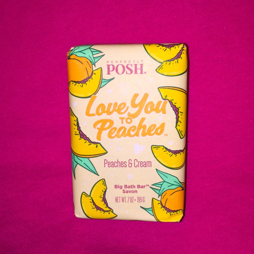 Love You to Peaches bath bar